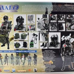 Scale Figures (1/6, 1/4, ETC) Hot Toys 1/6 Halo High Altitude Low Opening Green Berets Action Figure