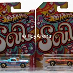 Mattel Hot Wheels Jukebox Soul '68 El Camino & '65 Corvette Wal-Mart Exclusive 2013