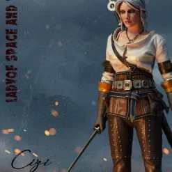 ACPLAY JK Toys 1/6 Lady Of Space And Time Ciri Sixth Scale Action Figure K-001