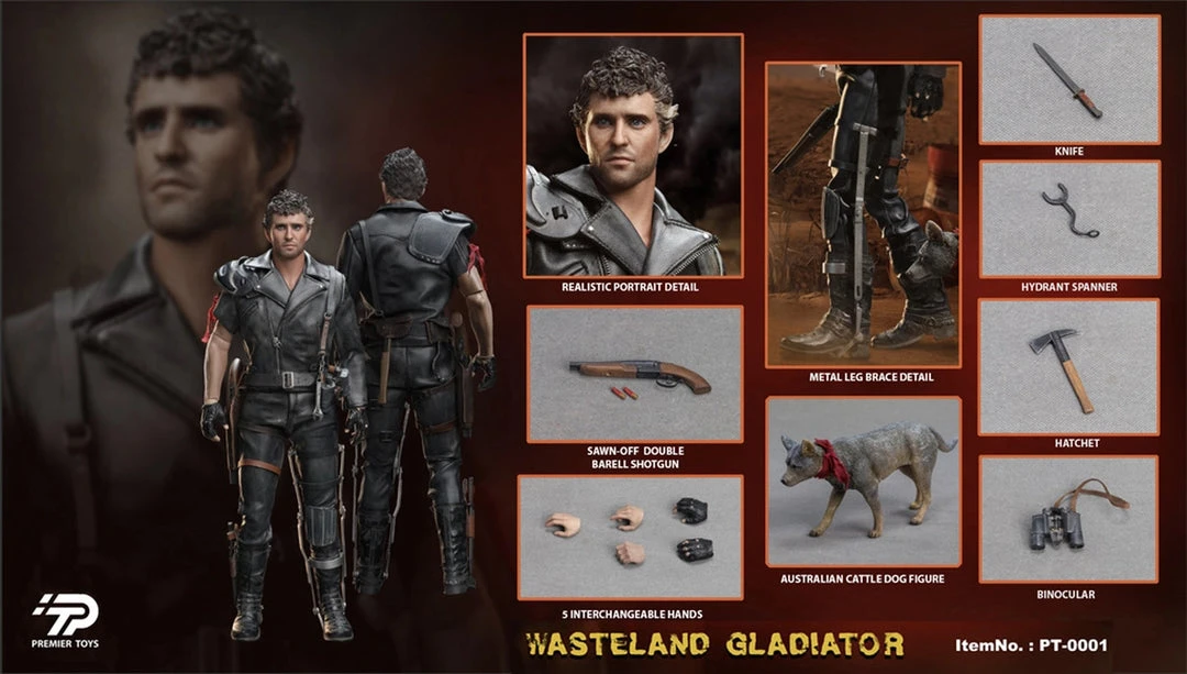 ACPLAY Others Premier Toys 1/6 Wasteland Gladiator Sixth Scale Action Figure PT0001 3 ACPLAY Others Premier Toys 1/6 Wasteland Gladiator Sixth Scale Action Figure PT0001