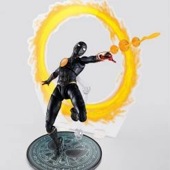 Bandai S.H. Figuarts Spiderman: No Way Home Spider-man Black And Gold Suit (Special Set) Action Figure S. H. Figuarts 25 Bandai S.H. Figuarts Spiderman: No Way Home Spider-man Black And Gold Suit (Special Set) Action Figure S. H. Figuarts