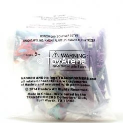Hasbro Botcon 2014 Transformers Exclusive Set #1 Knight Apelinq Knght Flareup Knight Alpha Trizer Action Figures Souvenir Set #1