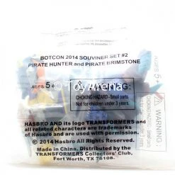 Hasbro Botcon 2014 Transformers Exclusive Set #2 Pirate Hunter And Pirate Brimstone Action Figures Souvenir Set #2