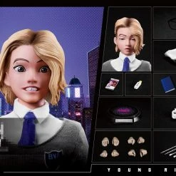 Others Young Rich 1/6 Gwen Stacy (Spider-man: Into The Spider-Verse) Sixth Scale Action Figure