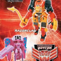 Hasbro Transformers Botcon 2009 Exclusive Razorclaw & Elita One