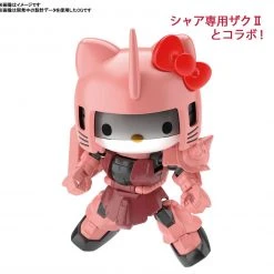 Bandai Gundam SDGCS Cross Silouette Hello Kitty X MS-06S Char's Zaku II Model Kit