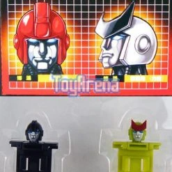 Takara Tomy Transformers E-Hobby Ironhide & Ratchet Custom Heads Black And Green Version