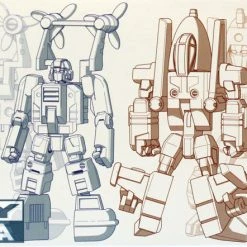 MakeToys Transformers MicroBot Series 01 Hover & Bomber 2 Piece Action Figure