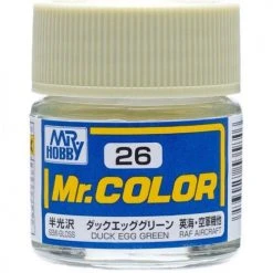 Mr. Hobby Mr. Color C26 Duck Egg Green (Sky RAF Aircraft) 10ml Bottle Paint And Model Supplies / Tools
